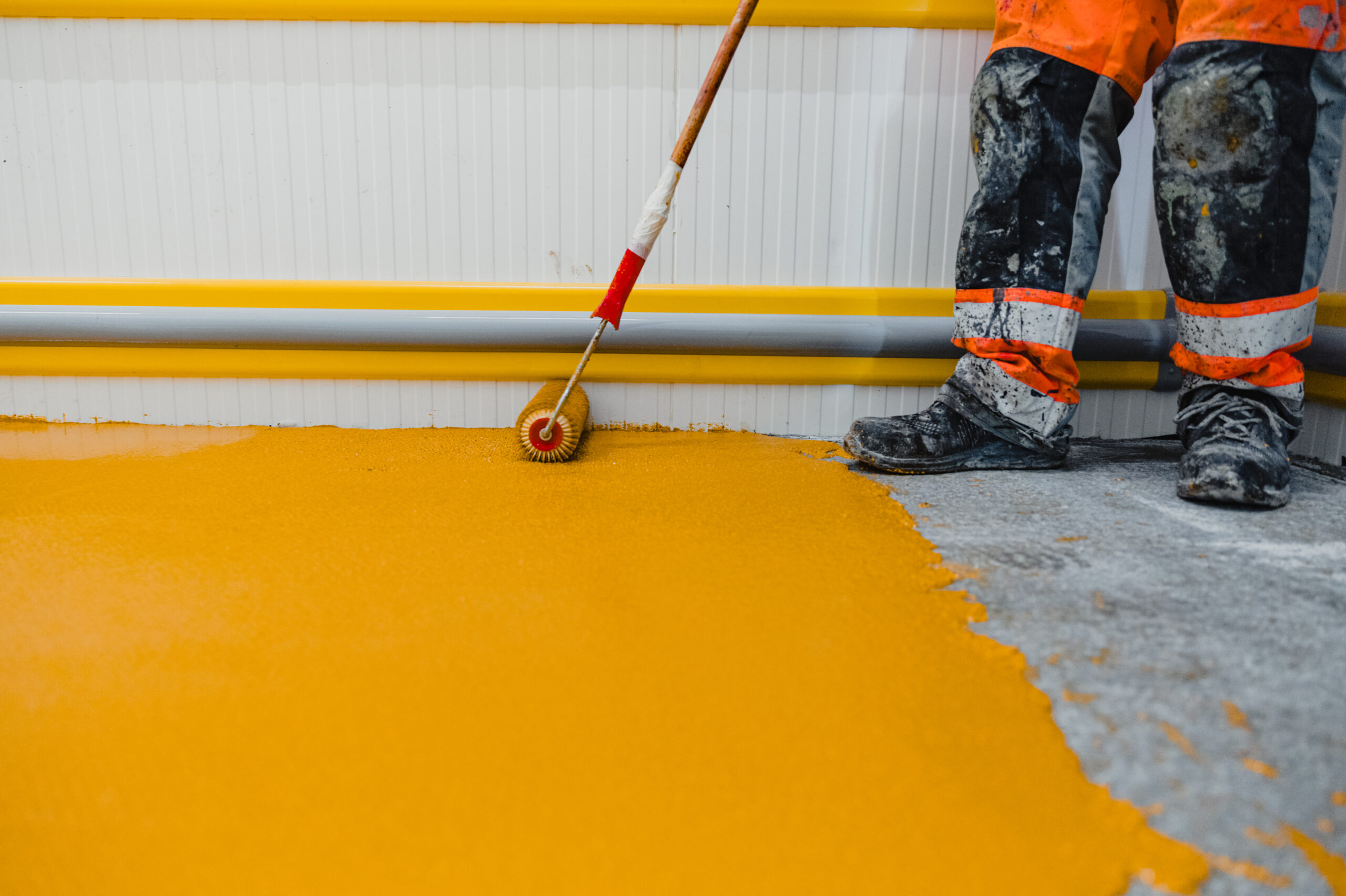 Portakal Kabuğu Epoksi Zemin