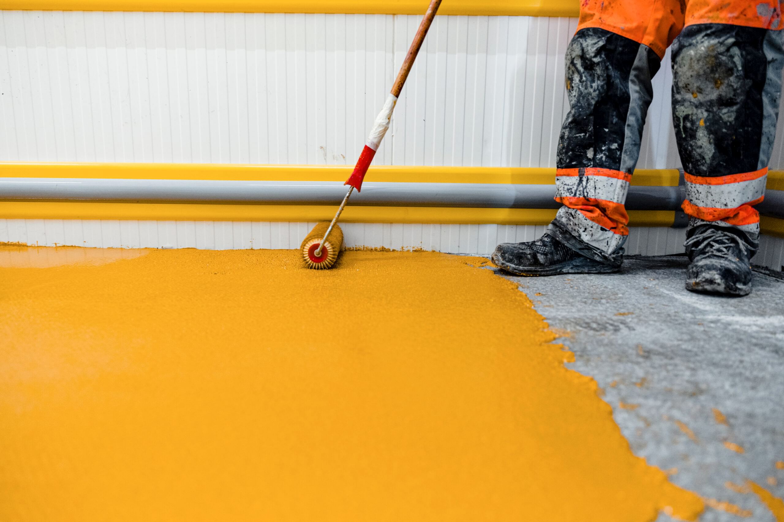 Portakal Kabuğu Epoksi Zemin